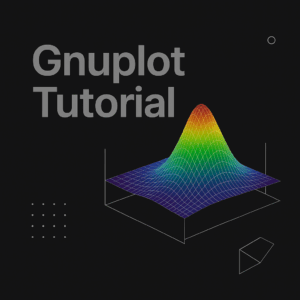 Gnuplot tutorial with 2D and 3D plot examples, colored labels, and contour graphs